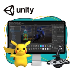 Мир игр на Unity 2D на популярном движке + AI-помощники - КИБЕРшкола программирования для детей, компьютерные курсы для школьников, начинающих и подростков - KIBERone г. Грозный